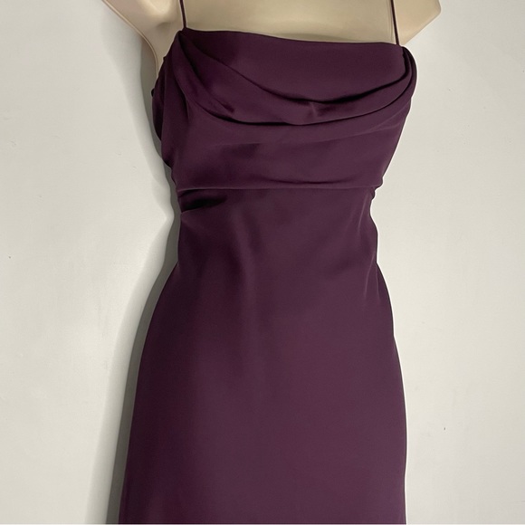 Elegant Michelangelo Purple Evening Dress - Picture 7 of 11